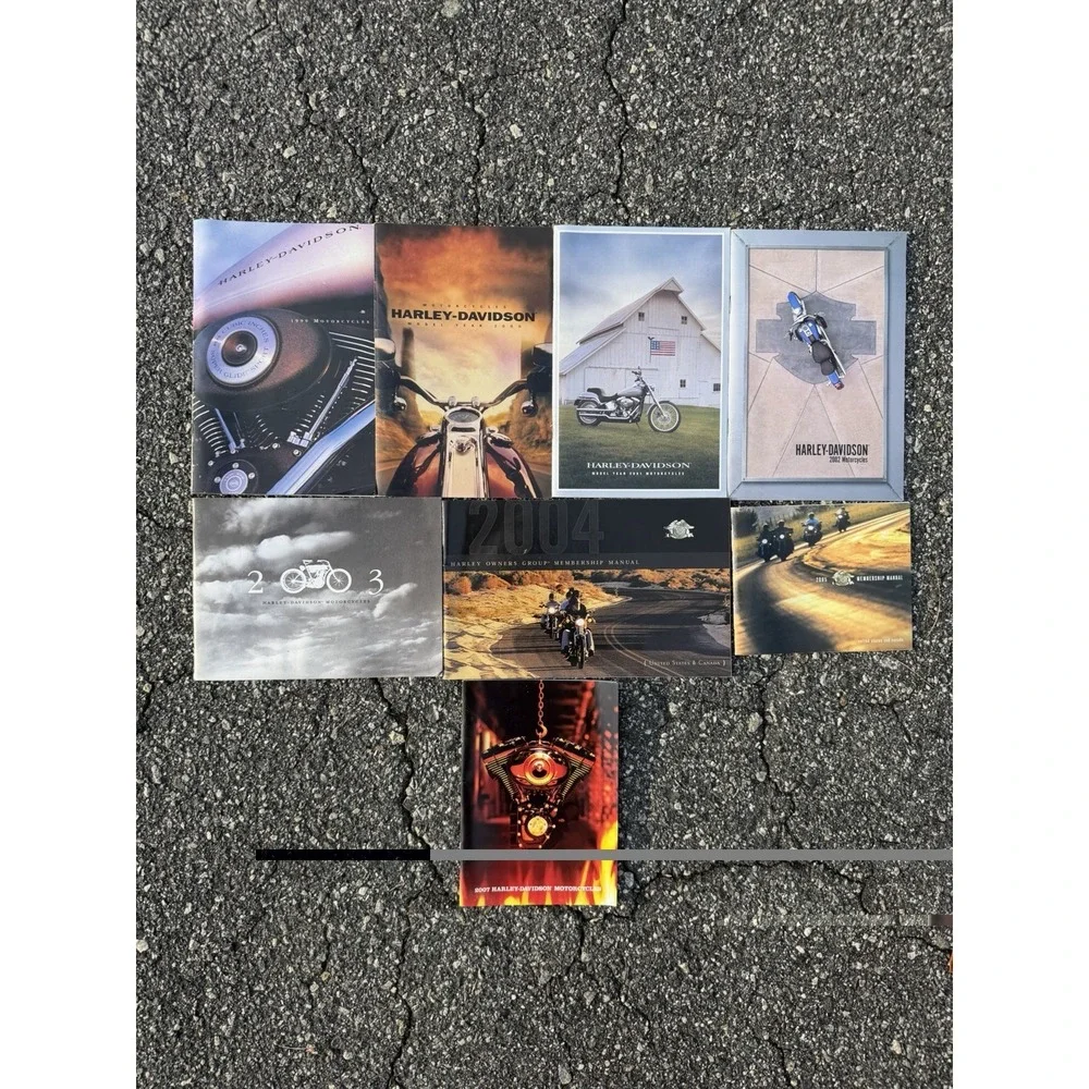Harley-Davidson Motorcycle Brochure Catalog Lot 1999-2007 HOG Owners Manuals 8pc